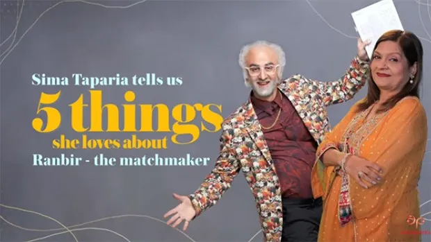 Matchmaker Sima Taparia and Ranbir Kapoor show their matchmaking skills in Asian Paints Ultima TVC