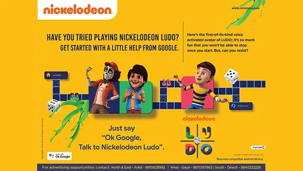 Nickelodeon collaborates with Google India, re-imagines Ludo game with Nicktoons’ pegs and their voice