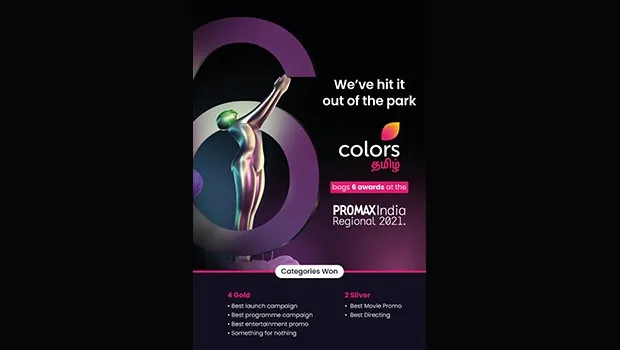 Colors Tamil bags six awards at Promax India Regional 2021 Conference 