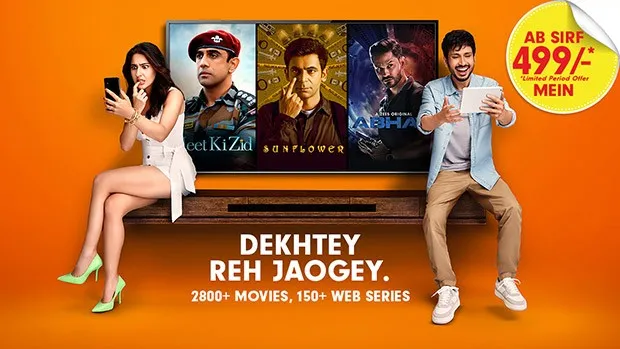Zee5 launches new brand campaign ‘Dekhtey Reh Jaogey’ offering annual subscription at Rs 499