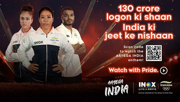 Inox Group’s ‘Aayega India’ campaign supports Team India at Tokyo 2020 Olympics 