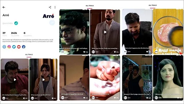 Trell to host bite-sized video content from Arré’s popular series on its platform