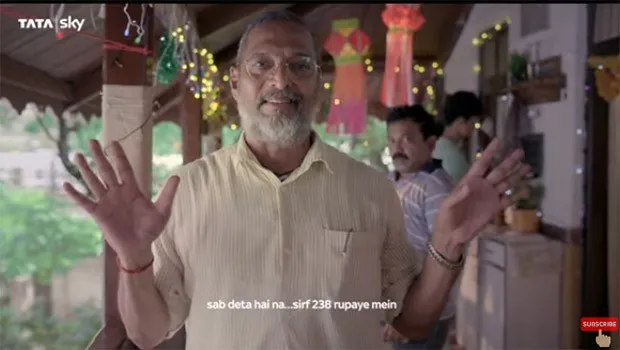 Nana Patekar to be seen in his old quirky avatar in Tata Sky’s campaign for Maharashtra