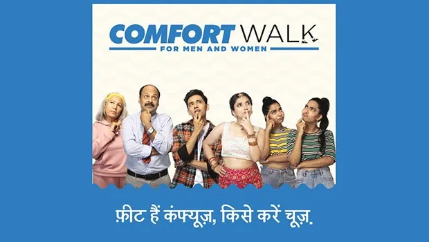 Footwear brand Comfort Walk’s campaign targets males & females of almost all age groups