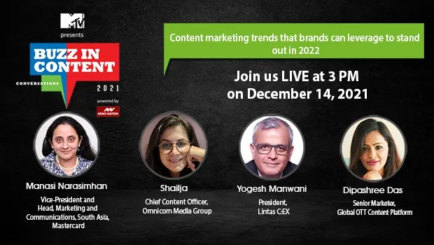 Learn the content marketing play for 2022 from experts at 3 pm today