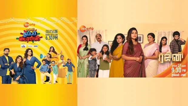 Zee Tamil announces launch of three shows in December