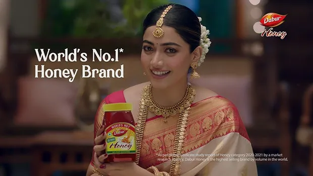 Dabur Honey rolls out campaign featuring new brand ambassador actor Rashmika Mandanna 