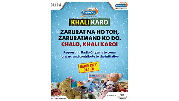 Radio City’s ‘Khali Karo’ campaign lights up the lives of members of Mumbai’s underprivileged community