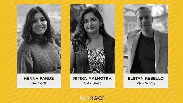 Kinnect announces elevations and leadership changes across India