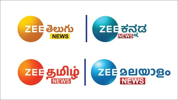 Zee Group launches four digital regional news channels targeting the south Indian market