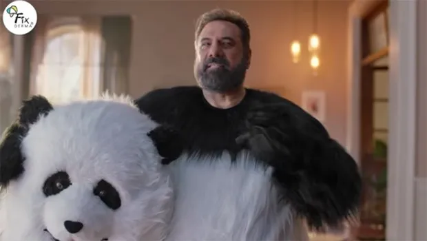 Actor Boman Irani turns up as Panda in Fixderma’s #ByeByeDarkPatches campaign