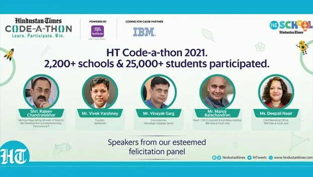 Hindustan Times concludes the 2nd edition of HT Code-a-thon with over 25K registrations