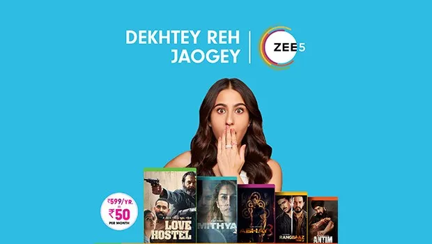 Zee5 launches 2nd edition of ‘Dekhtey Reh Jaogey’ campaign featuring Sara Ali Khan & Amol Parashar
