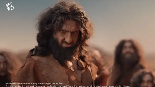 Marico's Set Wet launches new campaign featuring Ranveer Singh in a pre-historic avatar