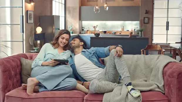 Deepika Padukone shows off the Grande Heavy-Duty Lloyd AC to husband Ranvir Singh in new ad