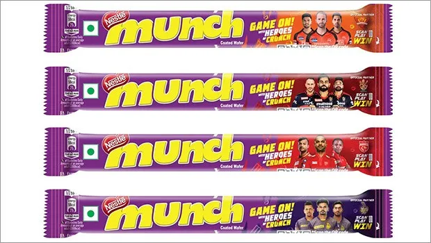 Nestlé Munch joins hands with four T20 franchises for the ongoing cricket season