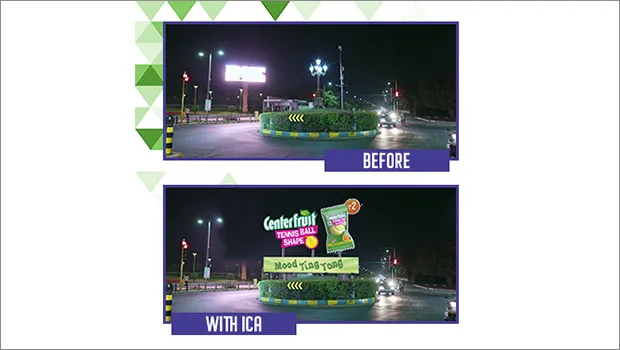 Center Fruit promotes new tennis ball shape gum through In-Content Advertising on TV