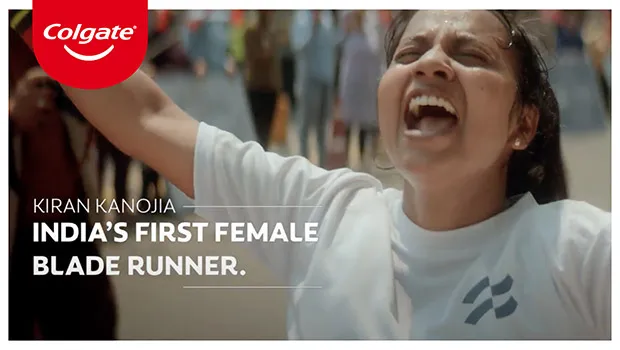 India’s first female blade runner Kiran Kanojia spreads smile and optimism in Colgate’s latest ad