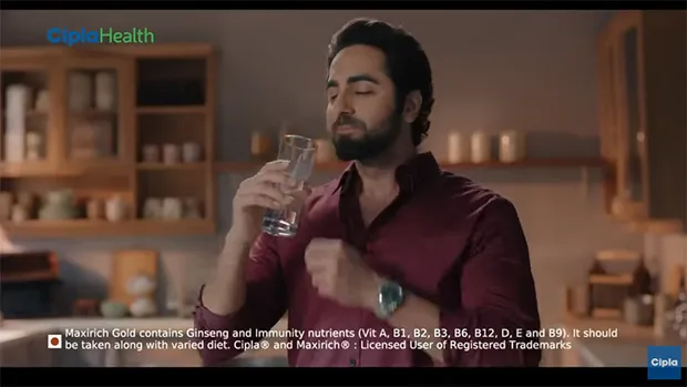 Taproot Dentsu & Cipla Health get Ayushmann Khurrana energised in Maxirich’s new campaign
