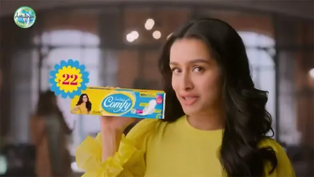Comfy sanitary pads urges women to unveil #ThePowerToBeYou through its campaign featuring Shraddha Kapoor