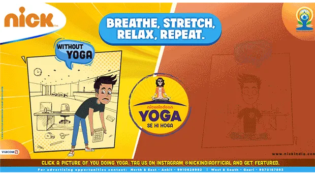 Nickelodeon partners with AYUSH Ministry to promote physical & mental well-being through #YogaSeHiHoga