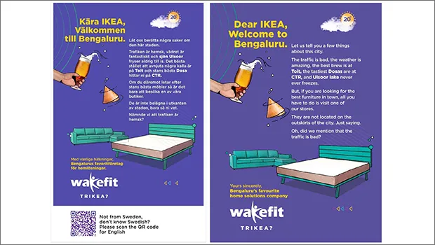 Wakefit.co welcomes Ikea to Bengaluru, makes it feel at home with a Swedish touch