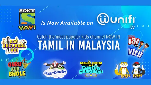 Kids’ entertainment channel Sony YAY! launches in Malaysia in Tamil