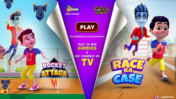 Kids’ channel Gubbare launches two online games- ‘Race Ka Case’ & ‘Rocket Ka Attack’