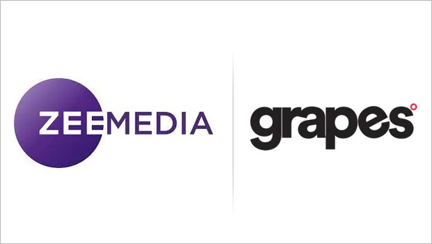 Grapes bags Zee Media’s integrated creative mandate