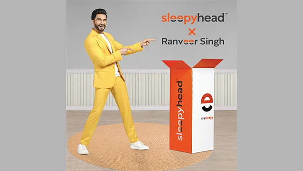 D2C furniture startup brand Sleepyhead onboards Ranveer Singh as its first-ever brand ambassador