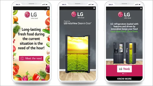 LG India runs a programmatic mobile ad campaign for its ‘InstaView Door-in-Door’ refrigerator