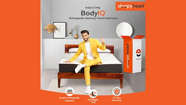 Ranveer Singh advocates Sleepyhead’s new offering in the brand’s “Fabulous Living” campaign