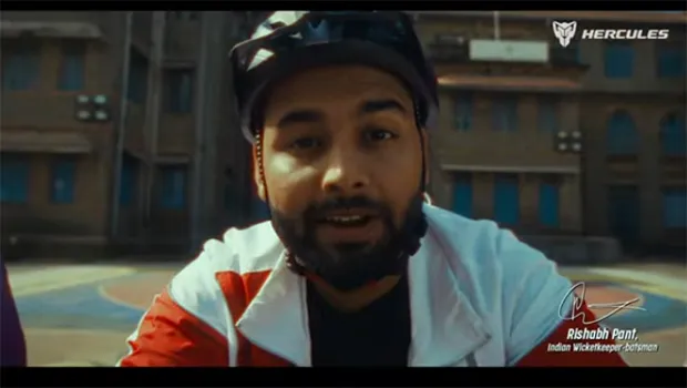 Ogilvy makes Rishabh Pant find his tribe for Hercules Cycles’ new campaign