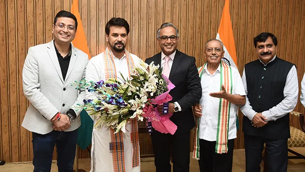 Hindi news channel Bharat24 launched by Union Minister Anurag Thakur