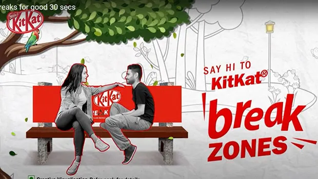 Kitkat creates Break Zones made with recycled plastic packaging under ‘Breaks for Good’ initiative