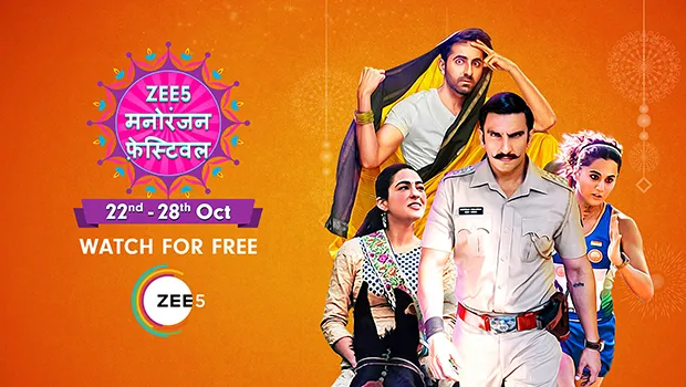 Zee5’s ‘Manoranjan Festival 2022’ provides AVOD viewers the opportunity to stream premium content