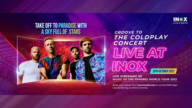 INOX to broadcast Coldplay’s Argentina concert live in cinemas