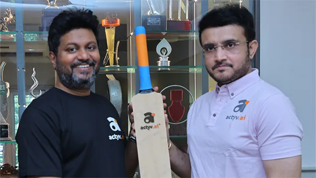 actyv.ai onboards Sourav Ganguly as brand ambassador