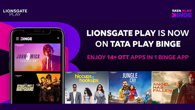 Tata Play Binge widens its OTT partnership portfolio by partnering with Lionsgate Play