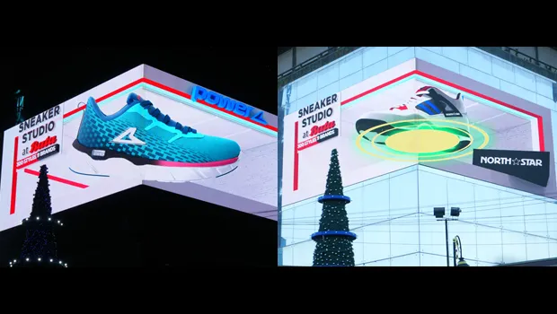 Bata India installs 3D OOH billboards highlighting its variety of sneakers