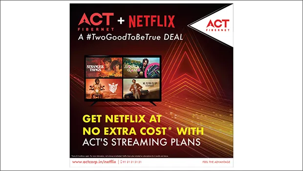 ACT Fibernet to provide Netflix subscription through select plans