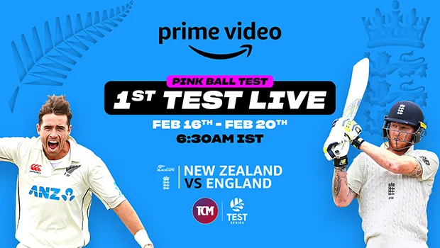 Prime Video to present test match series between England and New Zealand