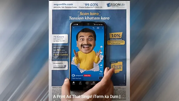 Aegon Life's print campaign 'sings' a new tune for its ‘iTerm Prime’ offering