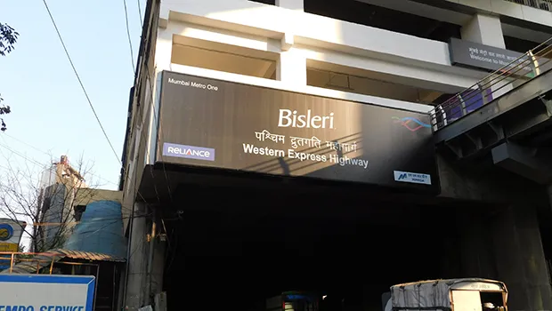 Bisleri decks up Western Express Highway metro station in its brand avatar