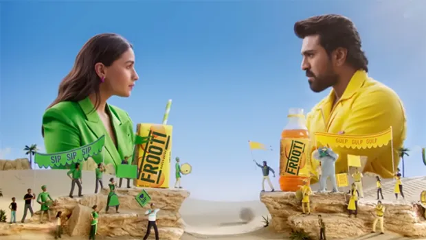 #FrootiYourWay campaign showcases Alia Bhatt and Ram Charan highliting various formats of Frooti