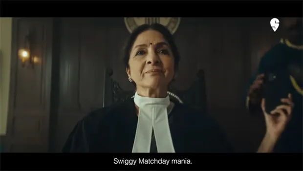 Swiggy recreates courtroom setting in new campaign to put focus on “Match Day Mania” offers