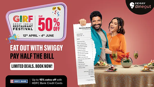Swiggy Dineout announces 7th edition of Great Indian Restaurant Festival with two digital films