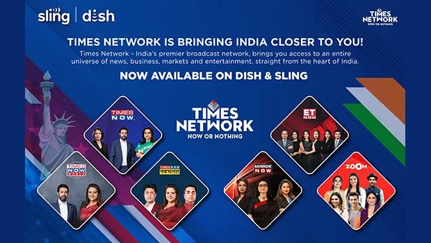 Times Network launches four news channels on Sling TV in US