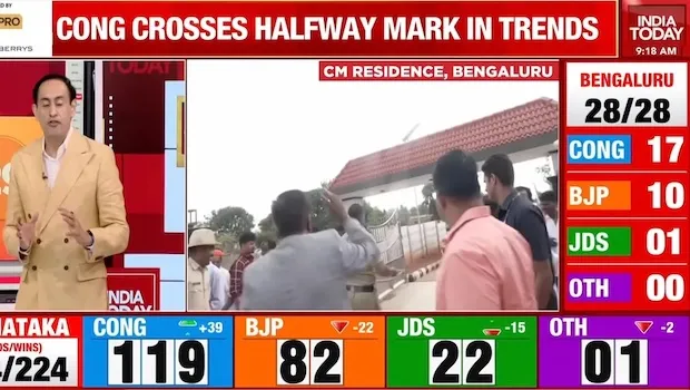 India Today, Aaj Tak top YouTube concurrent views during Karnataka vote counting