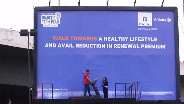 Ideacafe.agency executes ‘Fitness Billboard’ OOH campaign for Bajaj Allianz Life Diabetic Term Plan